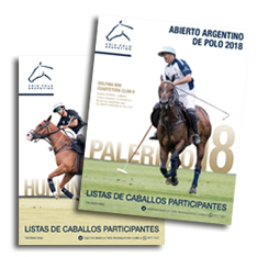 Listas de Caballos Participantes en los Abiertos de Tortugas, Hurlingham y Palermo